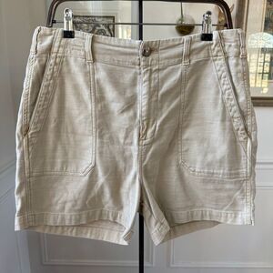 Faherty Khaki Cotton Safari Shorts $128 30